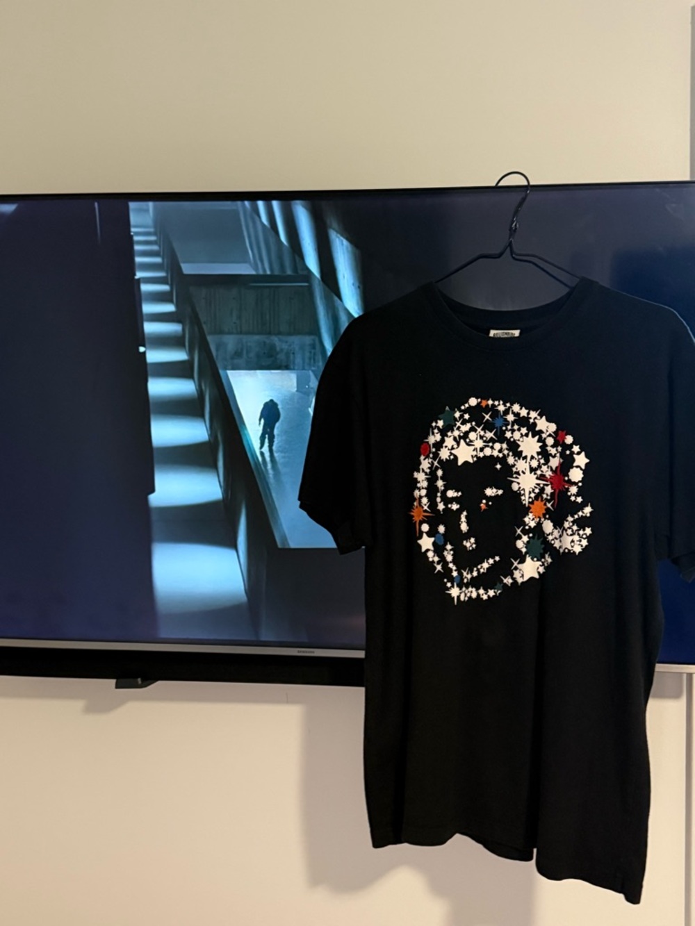Billionaire Boys Club Black Crewneck Tee with Label Detail
